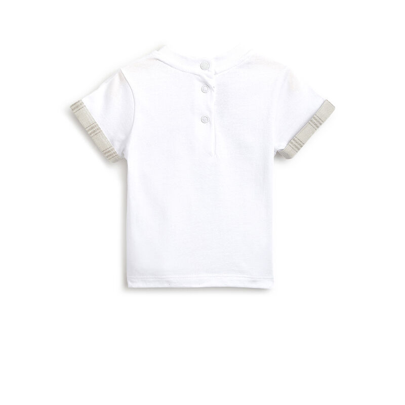 Boys Medium Natural T-shirt with Short Pants image number 1